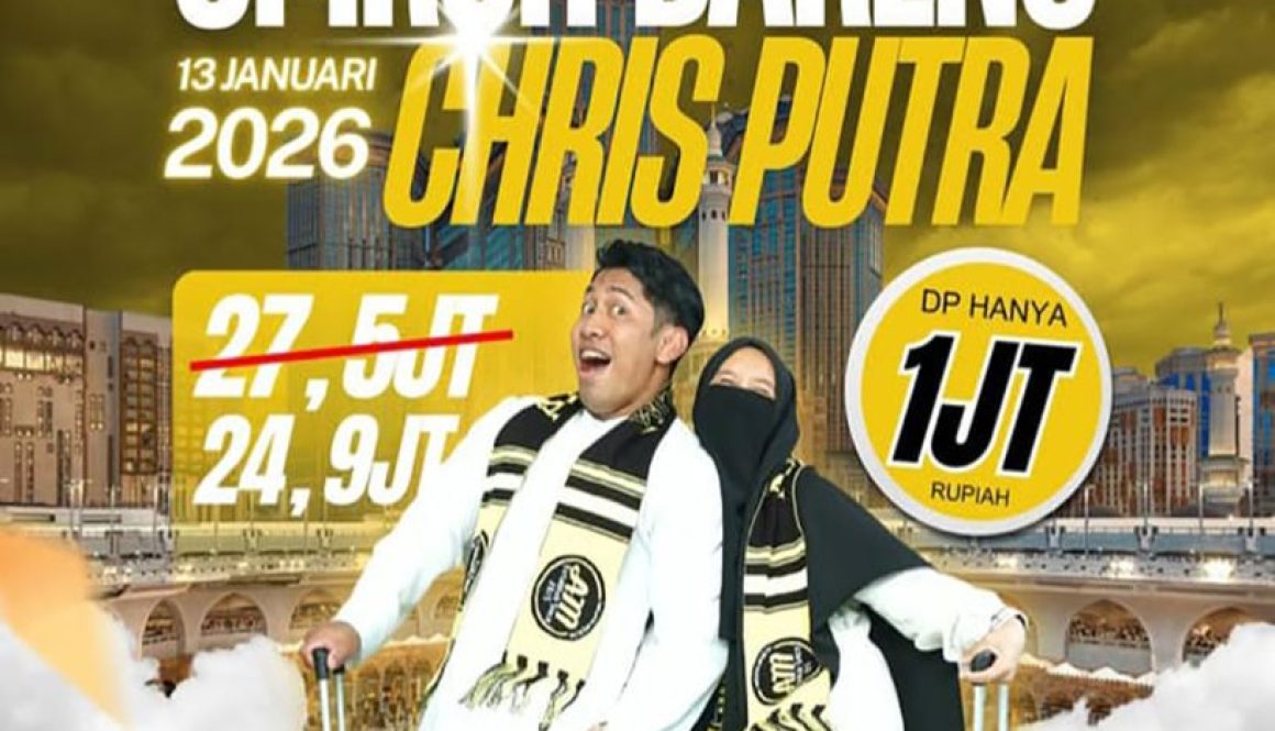 umroh bareng Chris Putra