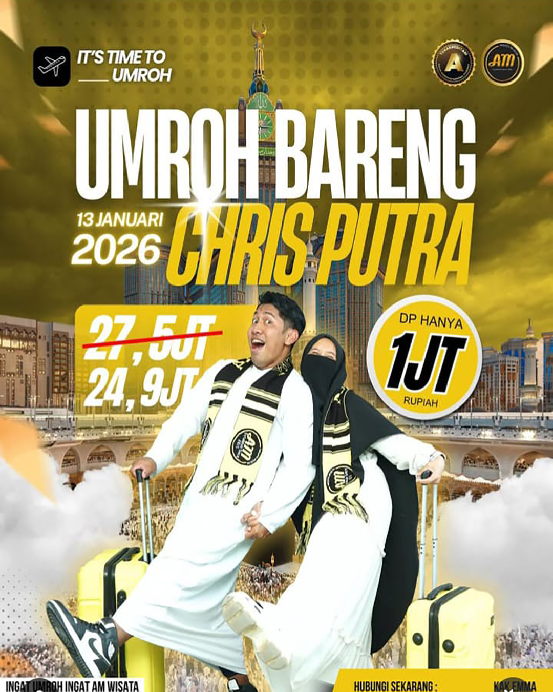 umroh bareng Chris Putra